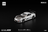 [POP RACE] 1:64 Top Secret GT300 Supra Silver - Toy Space Diecast Online Store Singapore