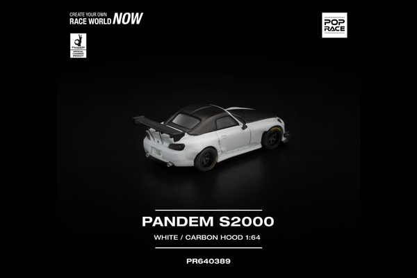 [POP RACE] 1:64 Pandem S2000 Softtop White