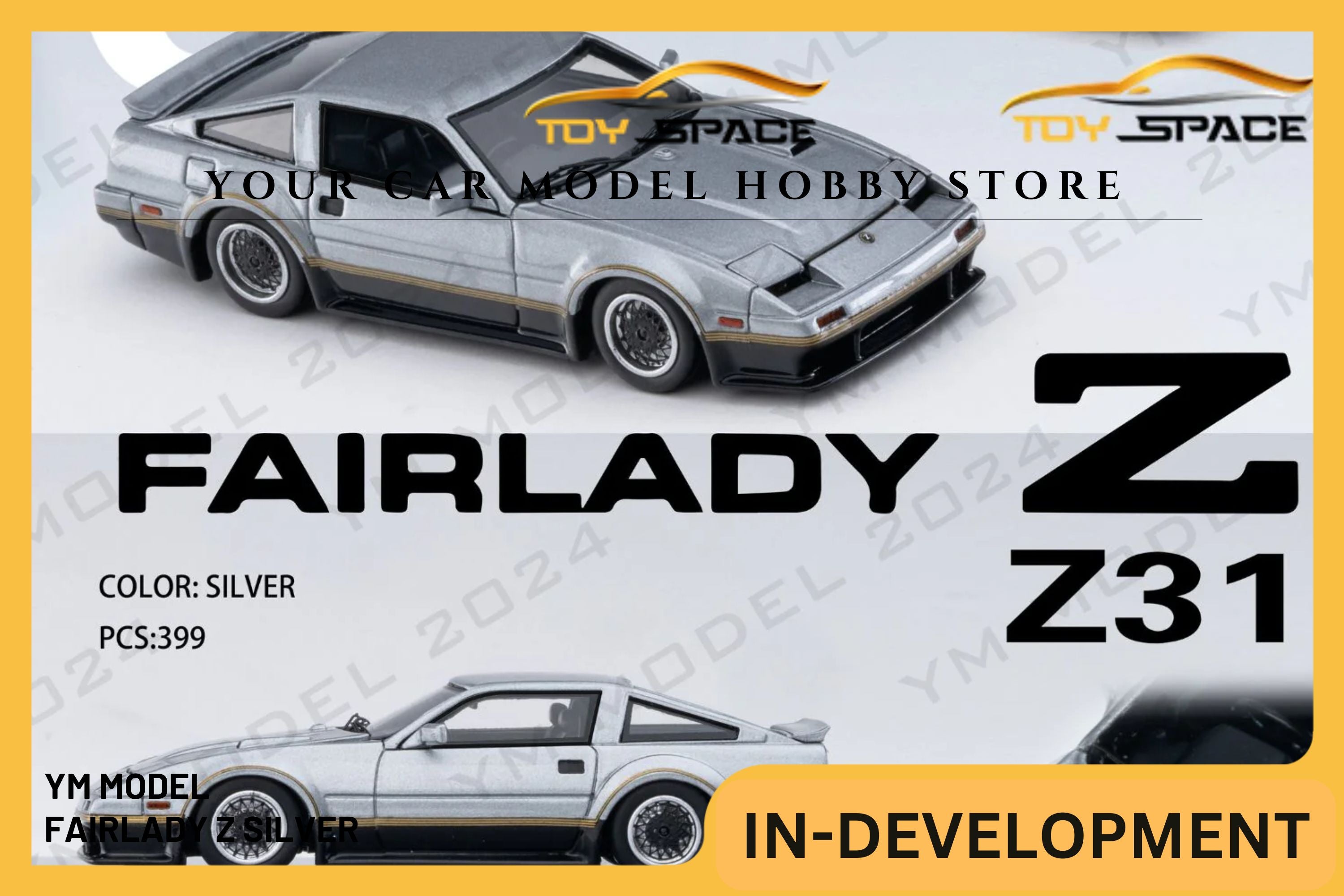 [YM MODEL] 1/64 Fairlady Z Silver [Limited 399 pcs]