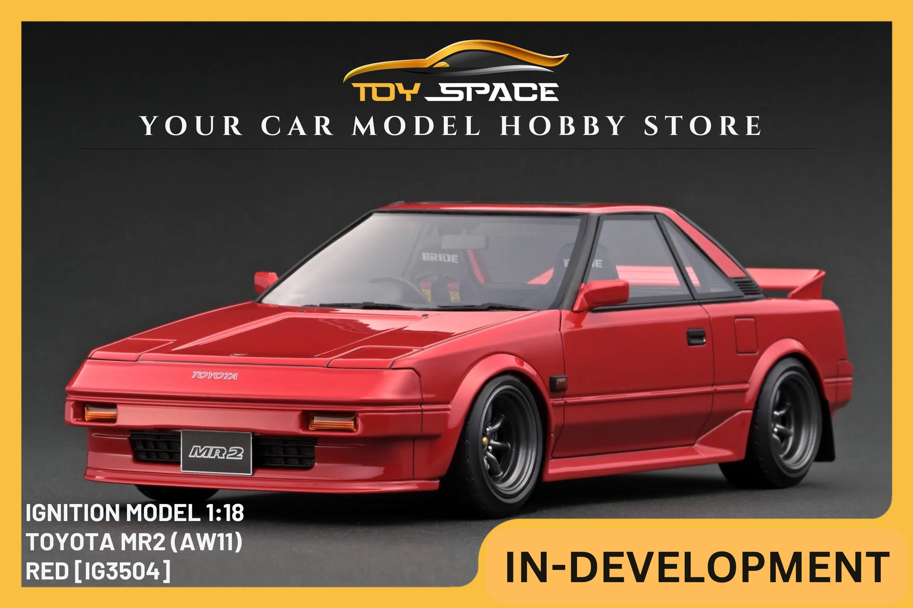 [IGNITION MODEL] 1:18 Toyota MR2 (AW11) Red [IG3504]