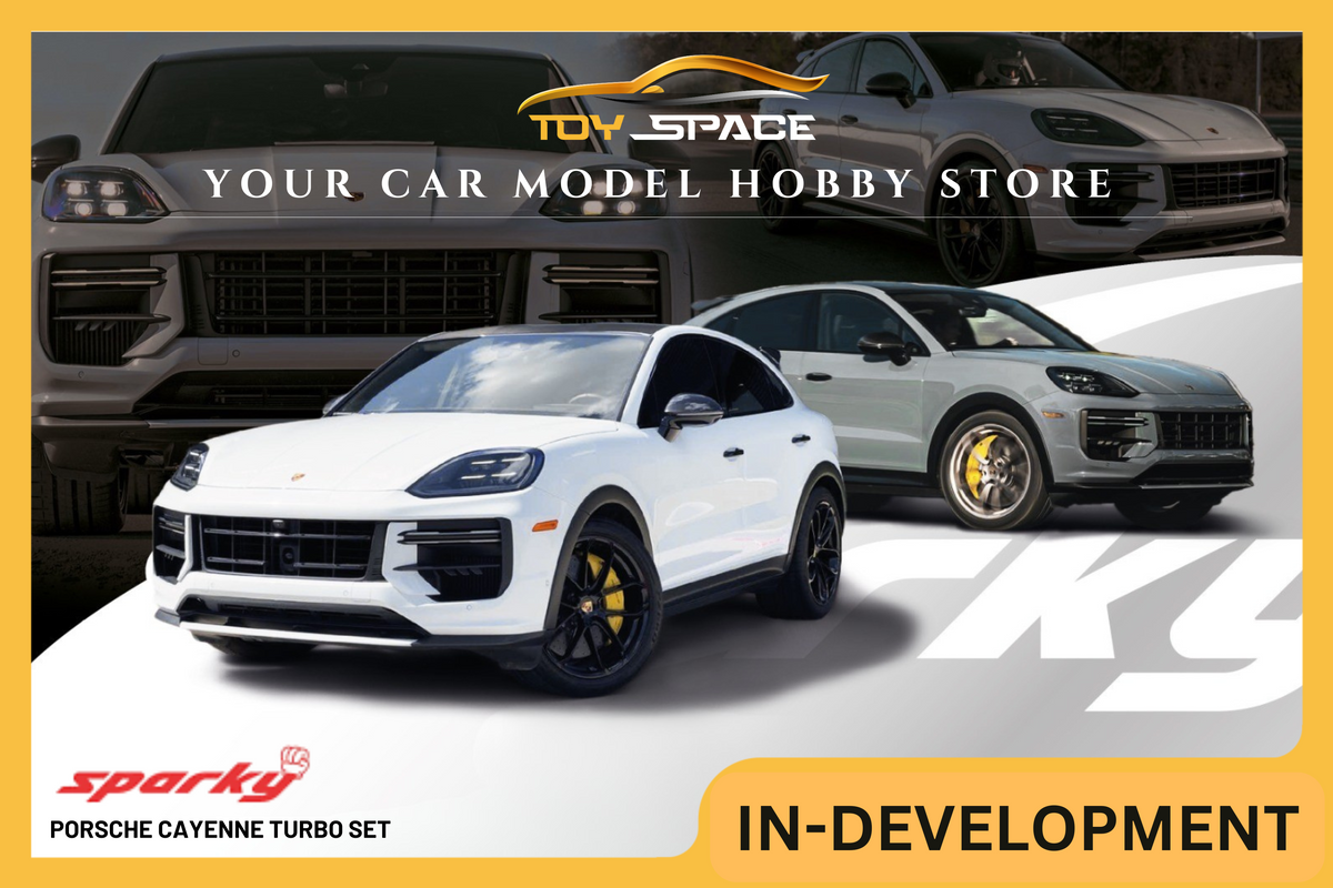 [SPARKY] 1/64 Porsche Cayenne Turbo Set - Toy Space Diecast Online Store Singapore
