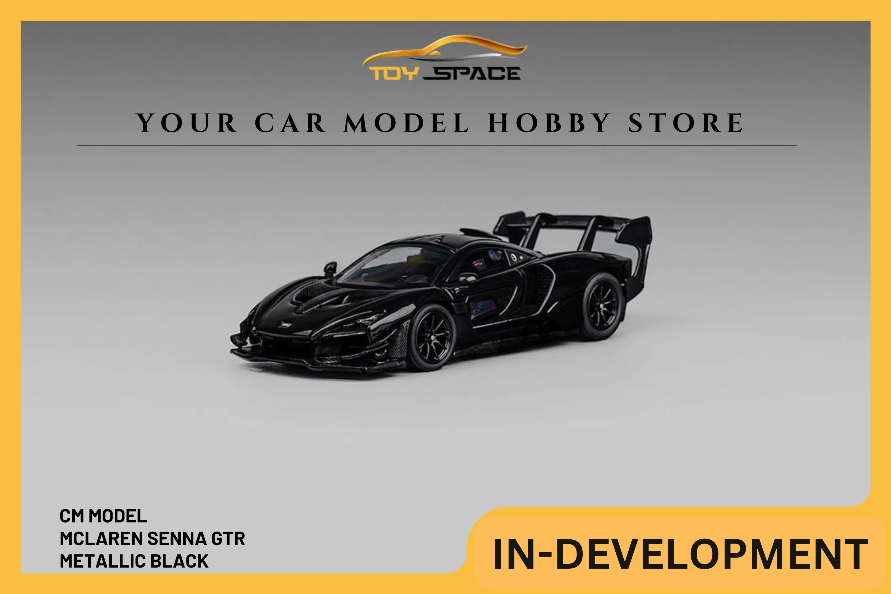 [CM MODEL] 1/64 McLaren Senna - Black