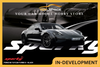 [SPARKY] 1/64 Porsche Taycan Turbo S - Black - Toy Space Diecast Online Store Singapore