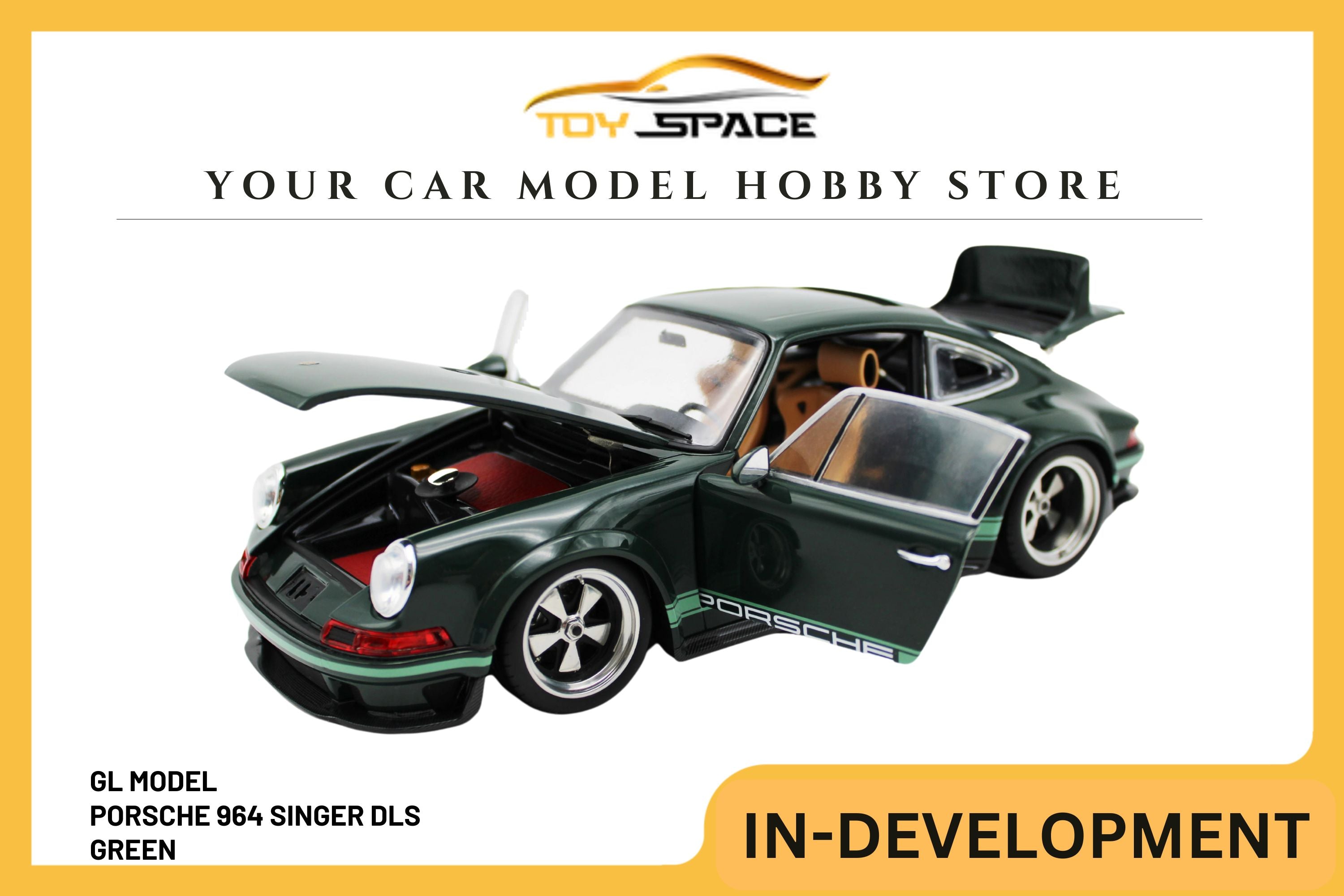 [GL MODEL] 1/18 Porsche 964 Singer DLS Green