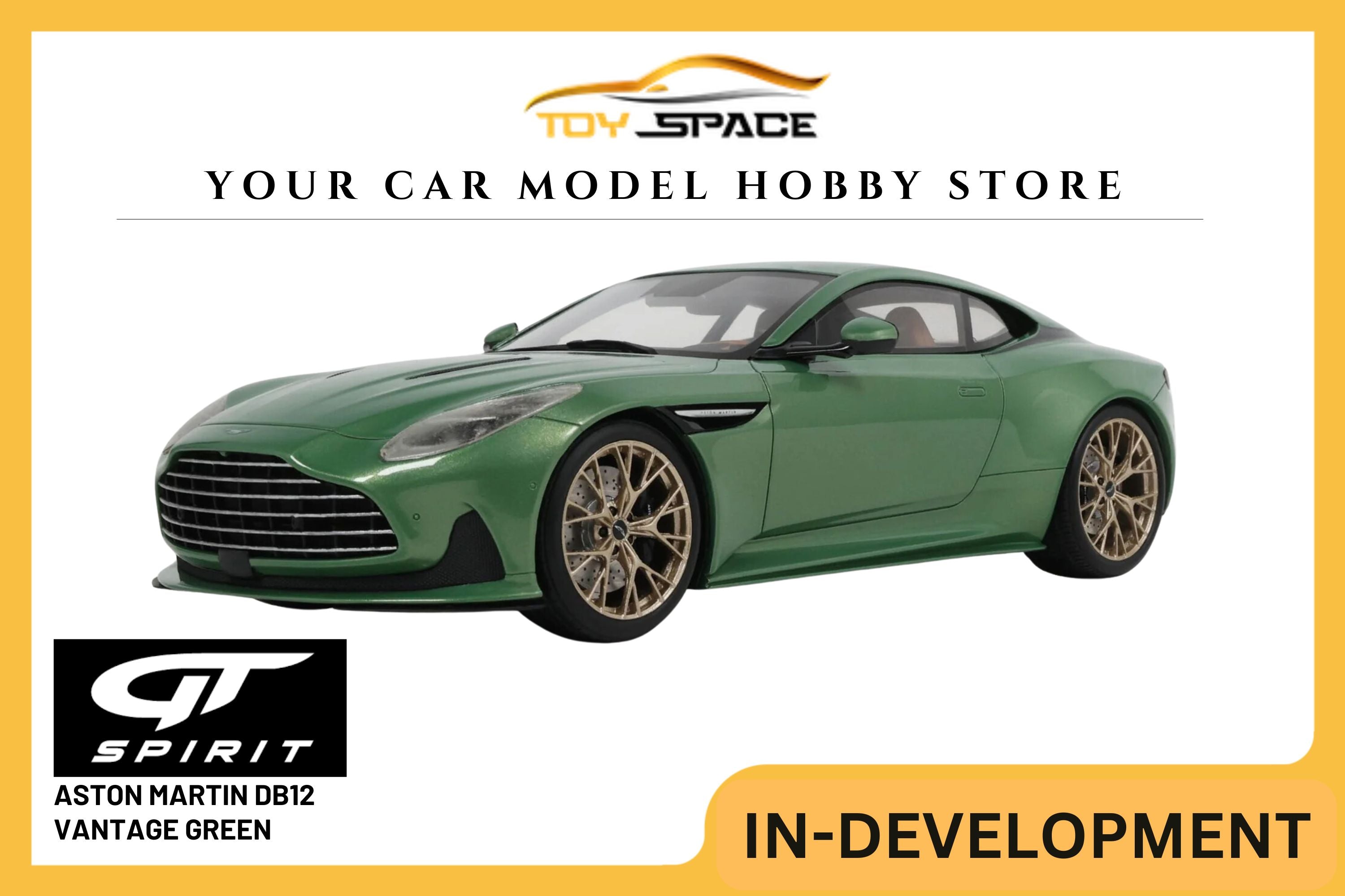 [GT SPIRIT] 1/18 Aston Martin DB12 Vantage Green 2023 [GT466]