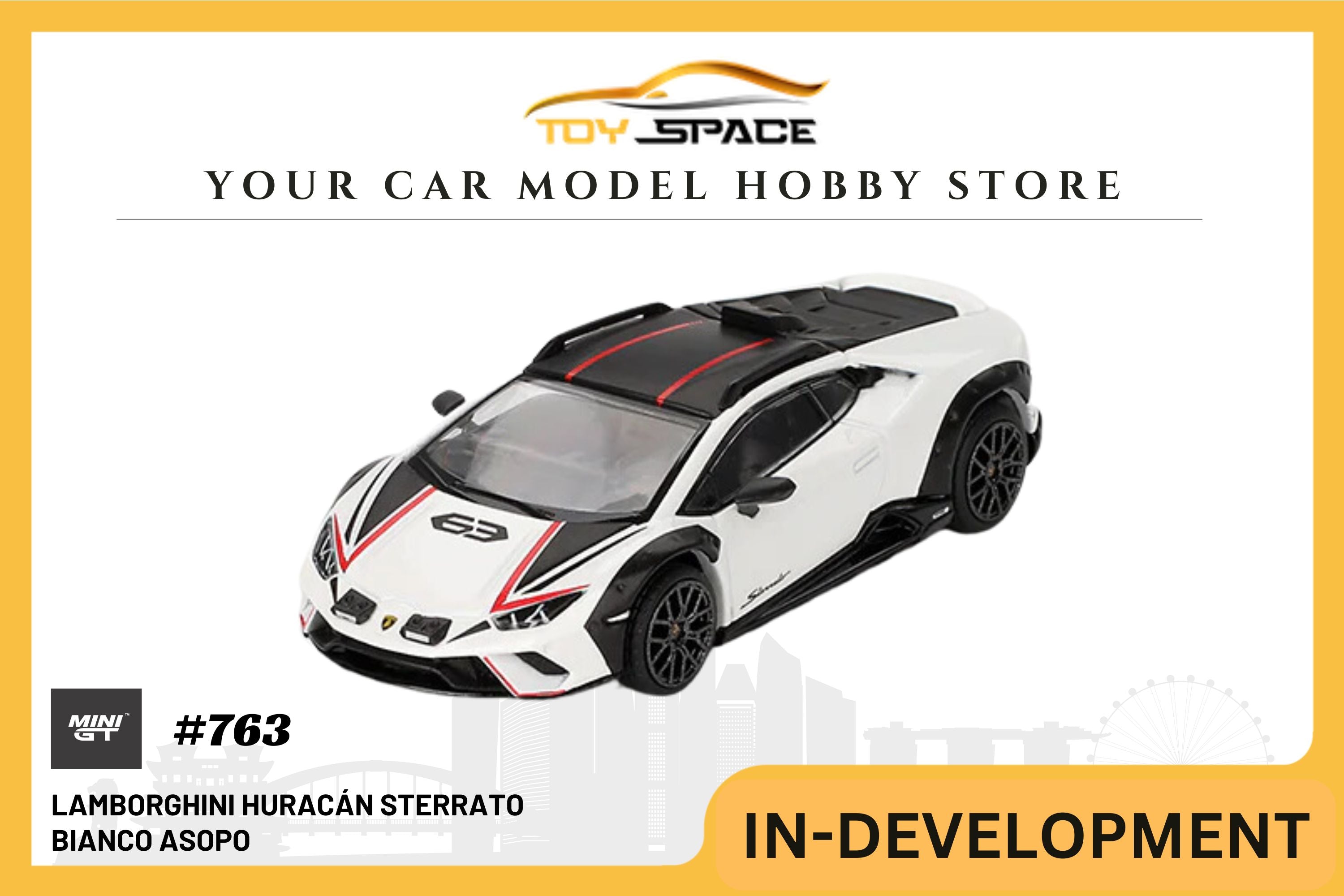 [MINI GT] Lamborghini Huracán Sterrato Bianco Asopo