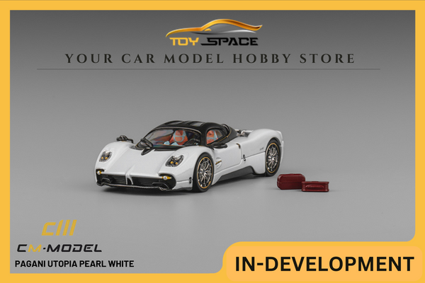 [CM MODEL] 1:64 Pagani Utopia Pearl White