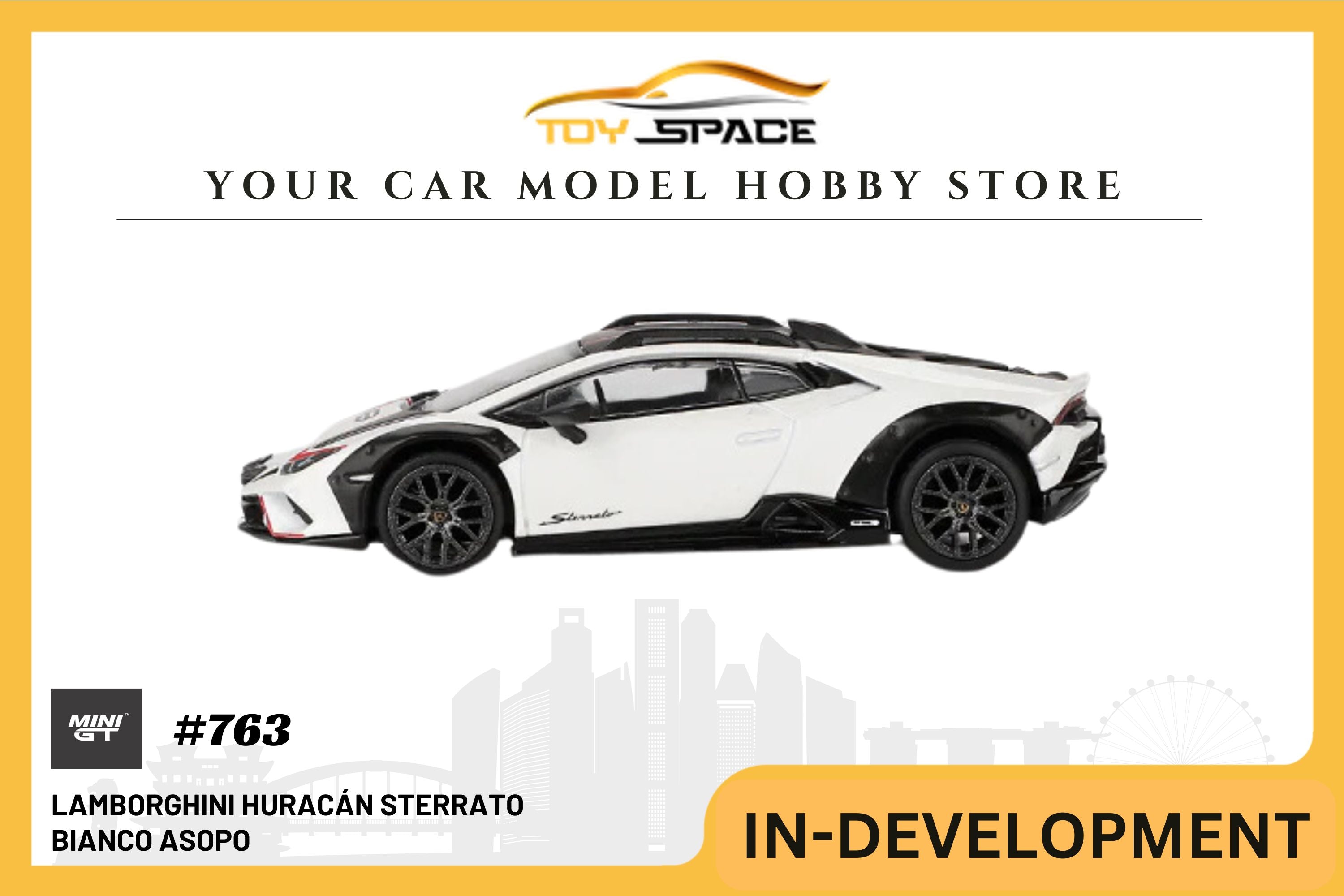 [MINI GT] Lamborghini Huracán Sterrato Bianco Asopo