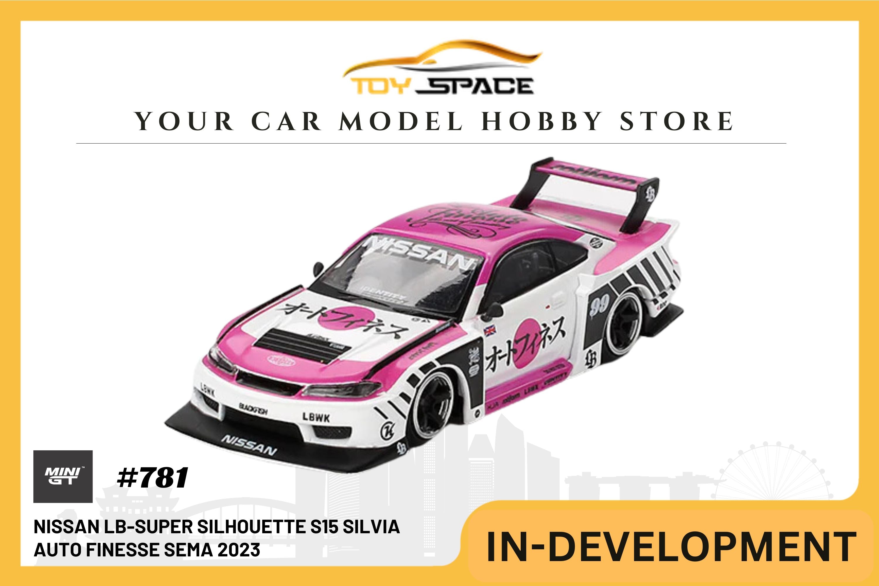 [MINI GT] Nissan LB-Super Silhouette S15 SILVIA Auto Finesse SEMA 2023