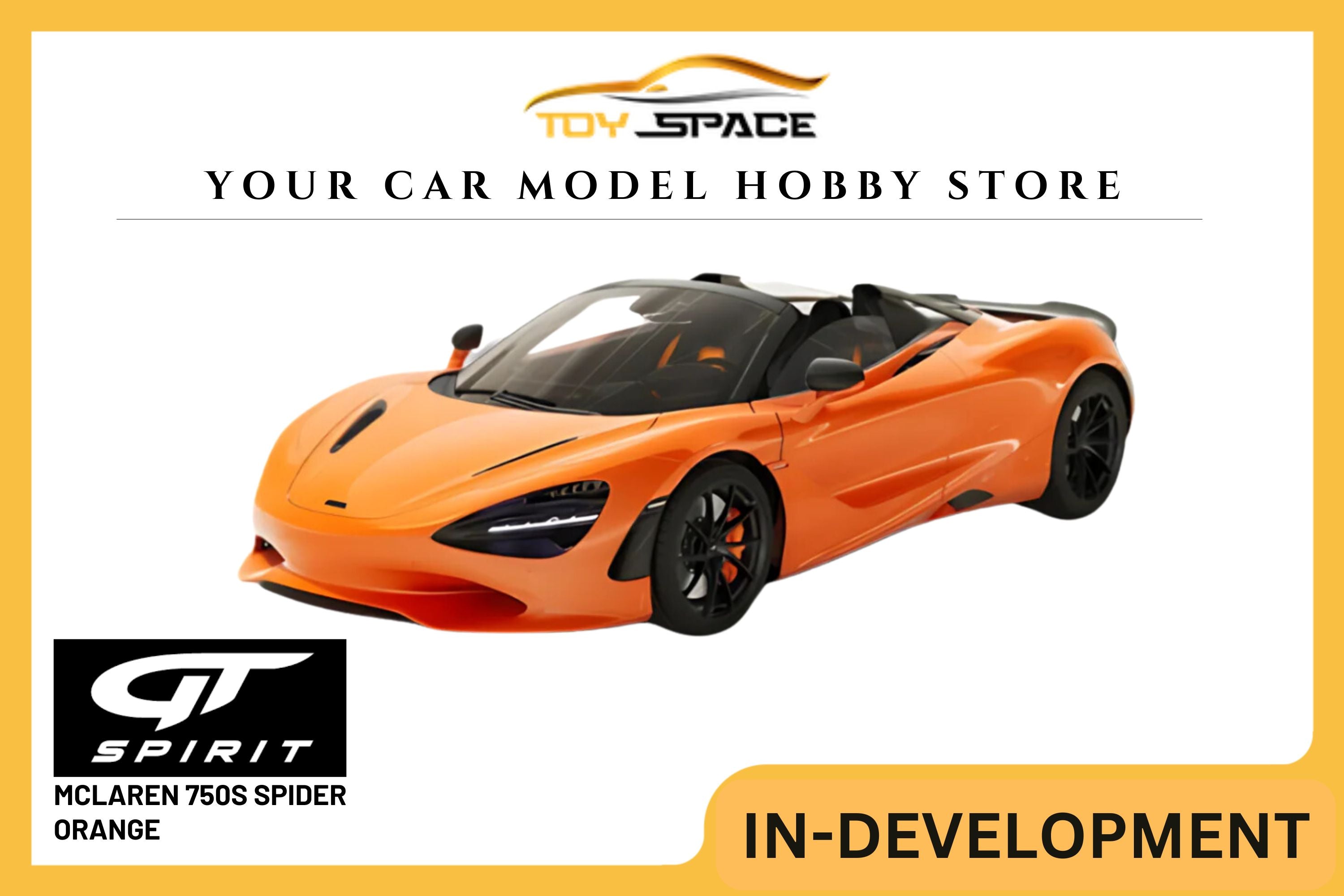 [GT SPIRIT] 1/18 Mclaren 750S Spider Orange 2024 [GT488]