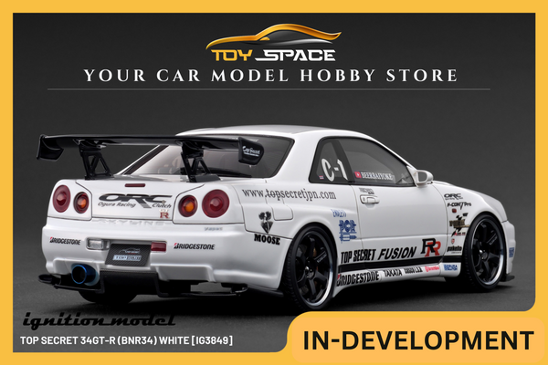 [IGNITION MODEL] 1:18 Top Secret 34GT-R (BNR34) White [IG3849]