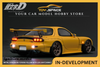 [IGNITION MODEL] 1:18 INITIAL D Mazda RX-7 (FD3S) Yellow With LED Light [IG3801]
