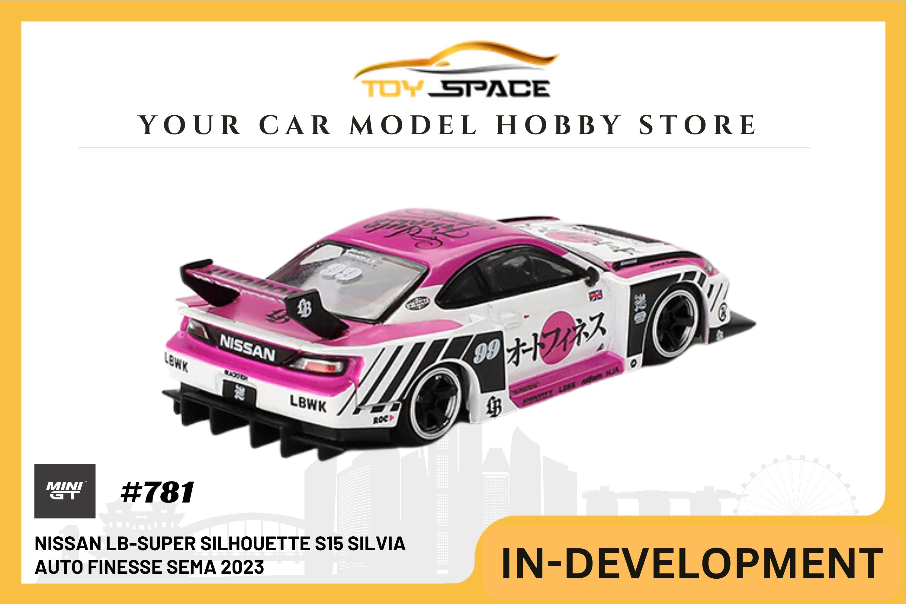 [MINI GT] Nissan LB-Super Silhouette S15 SILVIA Auto Finesse SEMA 2023