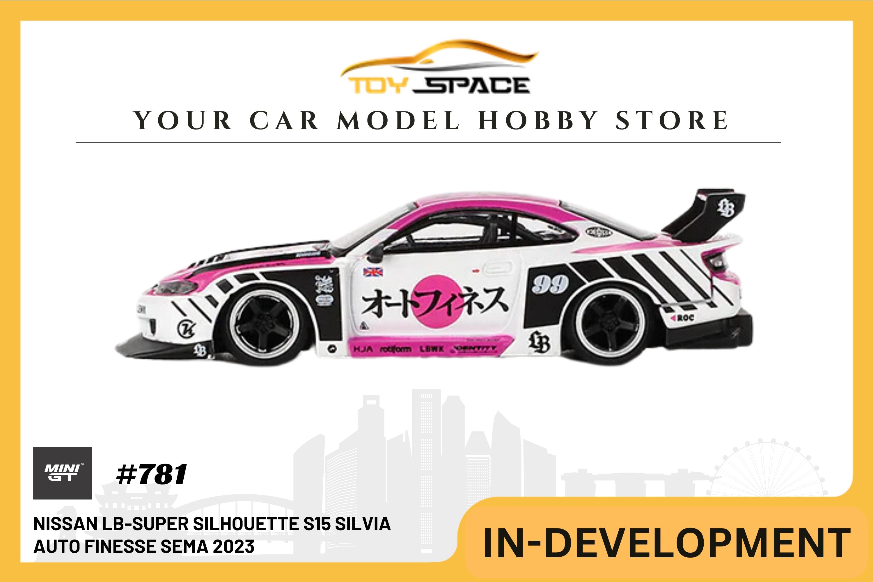 [MINI GT] Nissan LB-Super Silhouette S15 SILVIA Auto Finesse SEMA 2023