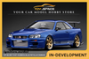 [IGNITION MODEL] 1:18 Top Secret 34GT-R (BNR34) Blue Metallic [IG3848]