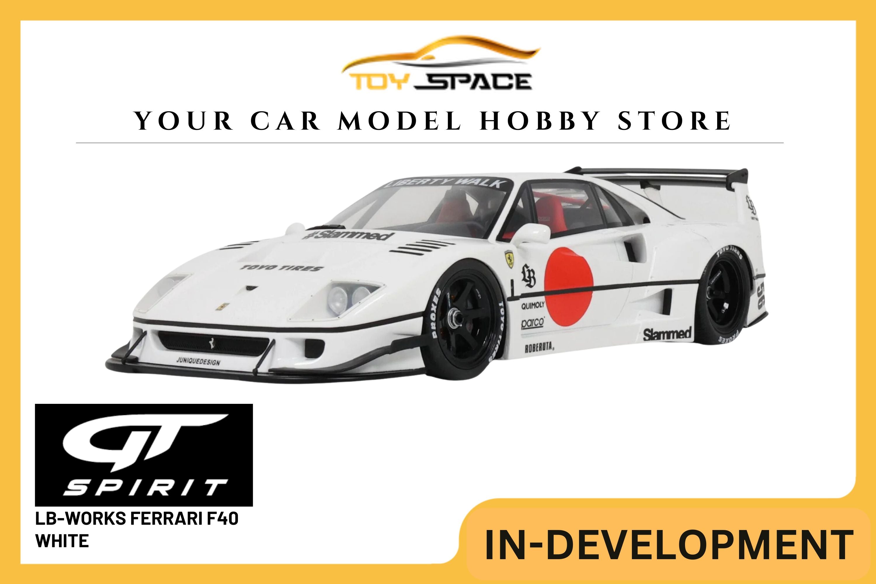 [GT SPIRIT] 1/18 LB-Works F40 White 2023 [GT470]