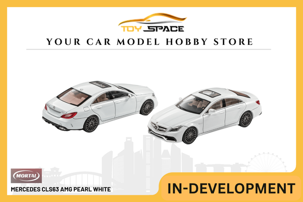 [MORTAL] 1:64 Mercedes CLS63 AMG Pearl White