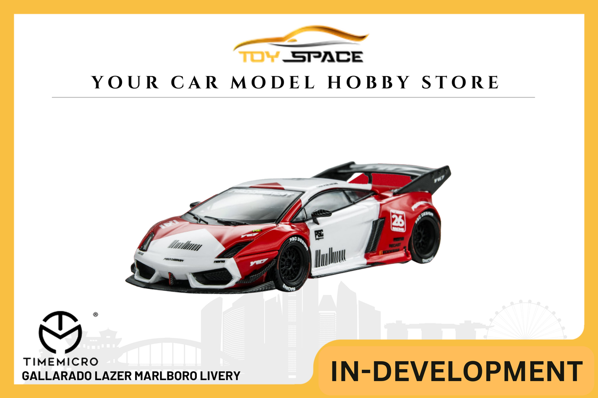[TIME MICRO] 1:64 Gallarado Lazer Marlboro Livery - Toy Space Diecast Online Store Singapore