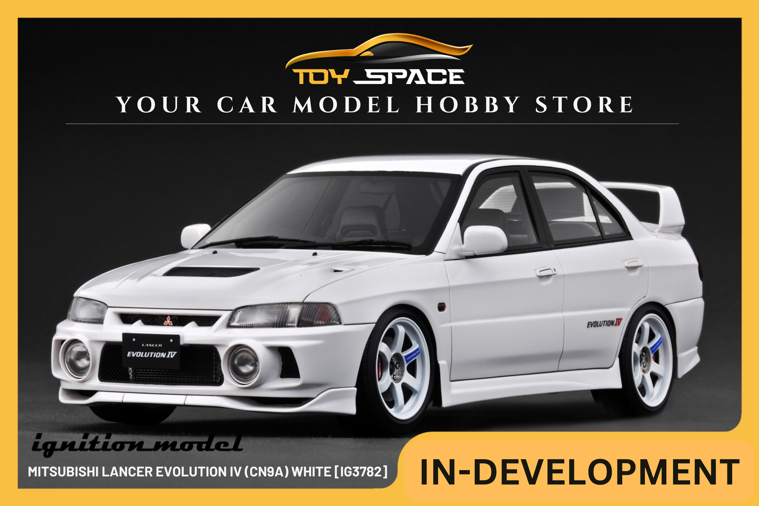 [IGNITION MODEL] 1:18 Mitsubishi Lancer Evolution IV (CN9A) White [IG3782]