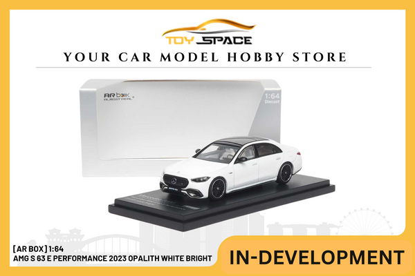 [AR BOX] 1:64 AMG S 63 E Performance 2023 Opalith White Bright