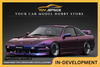 [IGNITION MODEL] 1:18 Nissan 180SX Type X (RPS13) Purple Metallic [IG3762]