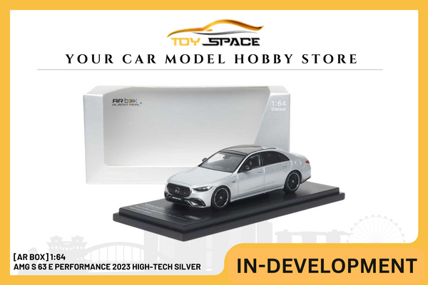 [AR BOX] 1:64 AMG S 63 E Performance 2023 High-Tech Silver