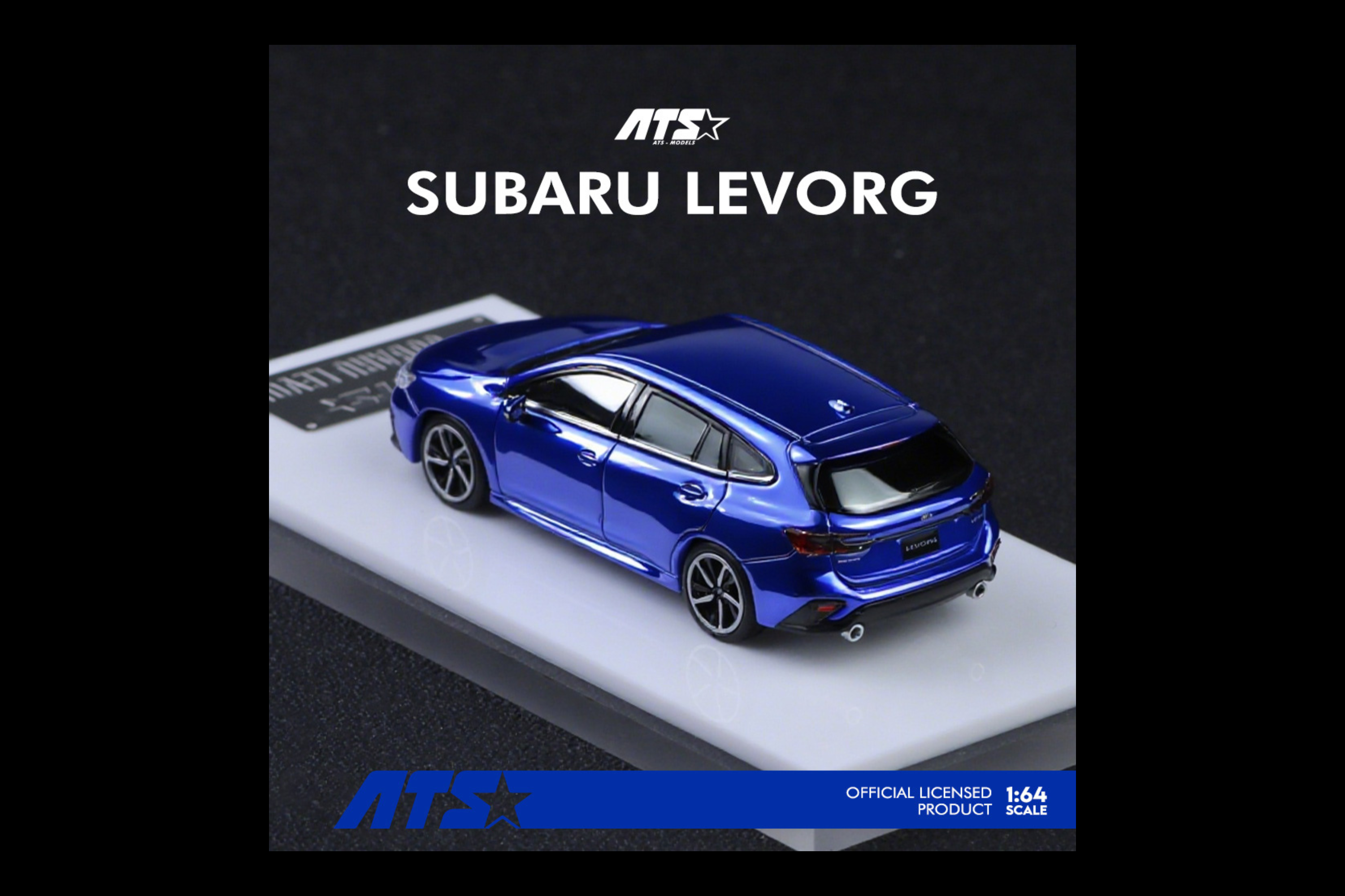 [ATS CAR MODEL] 1:64 Subaru Levorg Blue