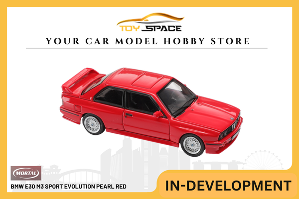 [MORTAL] 1:64 BMW E30 M3 Sport Evolution Pearl Red
