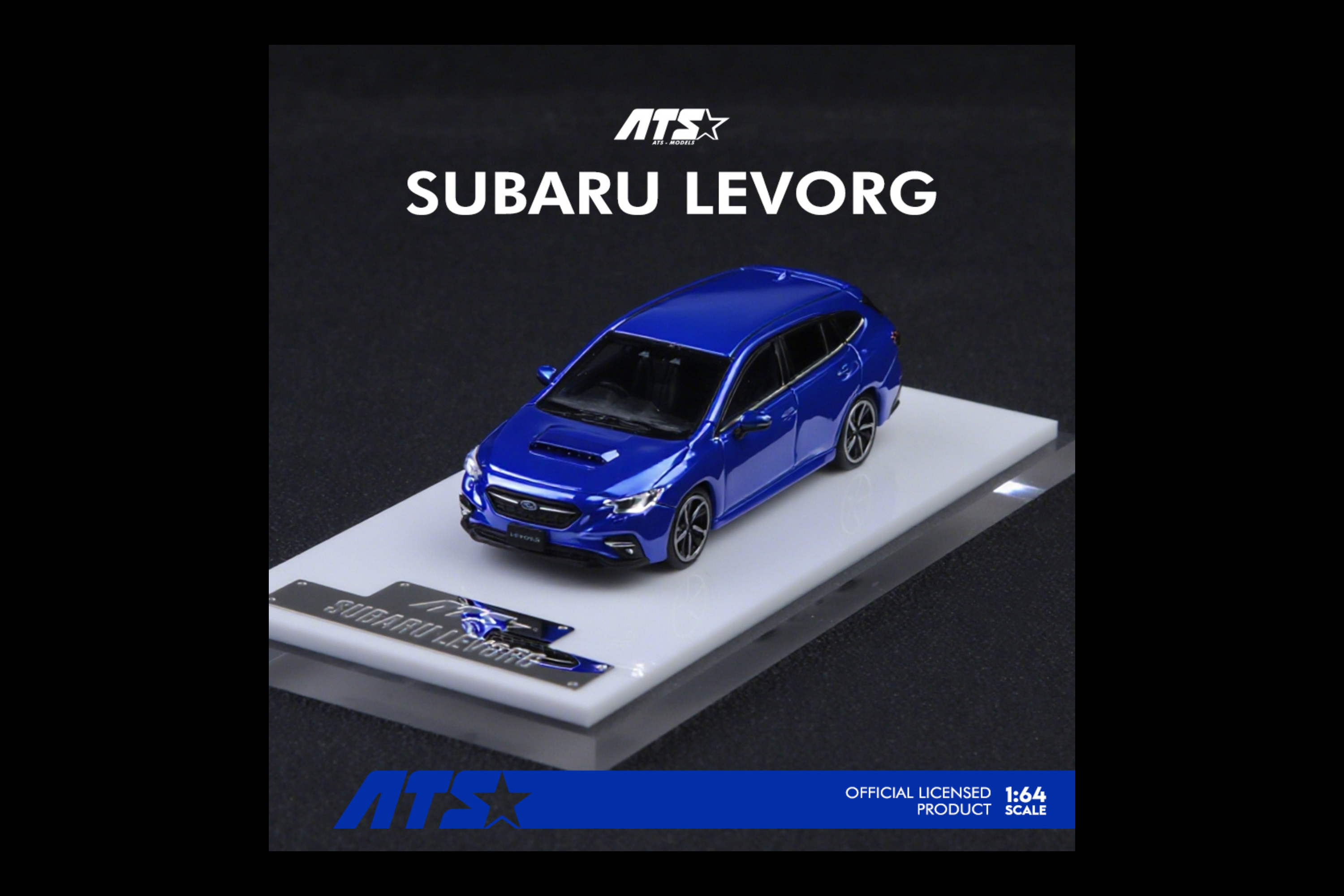 [ATS CAR MODEL] 1:64 Subaru Levorg Blue