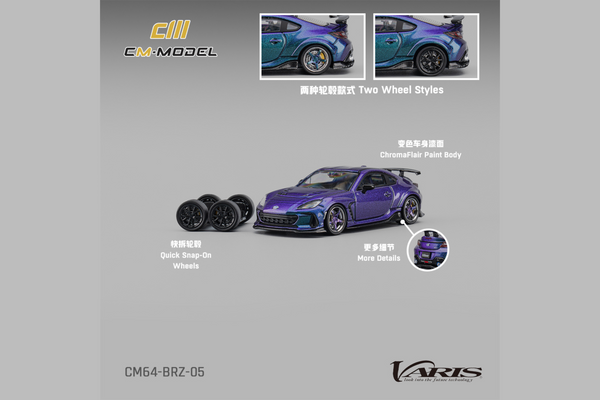 [CM MODEL] 1:64 Subaru BRZ Varis Widebody Chameleon