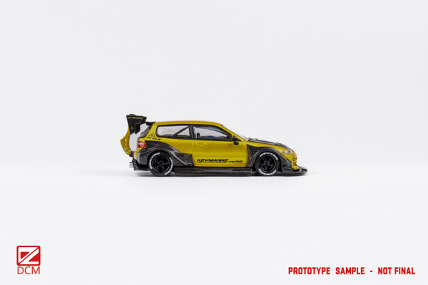 [DCM] 1:64 Kevmannz GT Honda Civic EG Gold Ver.2 Long Tail