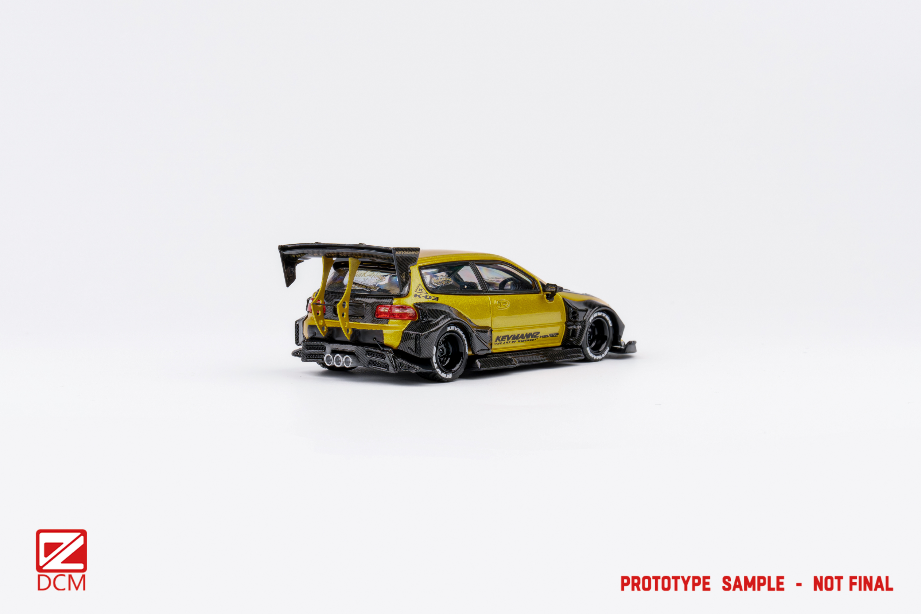 [DCM] 1:64 Kevmannz GT Honda Civic EG Gold Ver.2 Long Tail