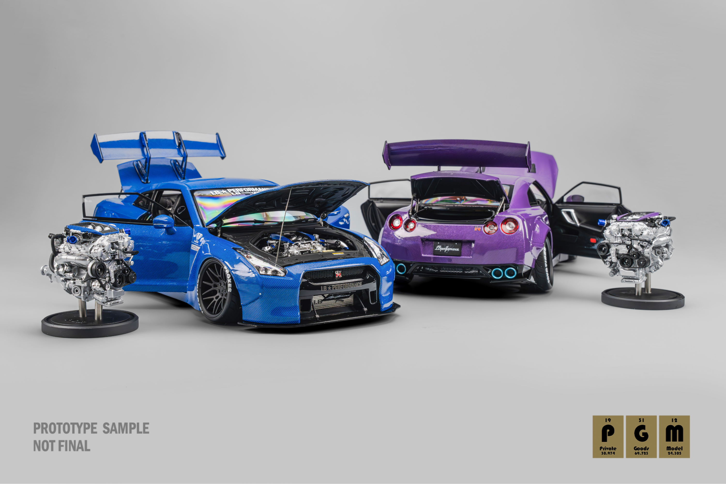 [PGM] 1:18 LBWK Nissan GTR R35 Carbon Fibre