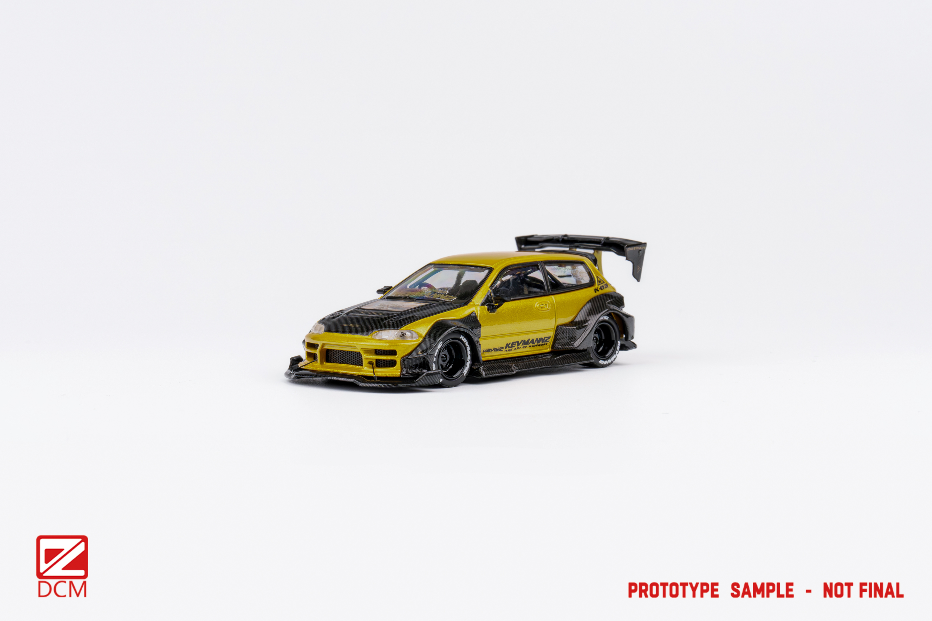 [DCM] 1:64 Kevmannz GT Honda Civic EG Gold Ver.2 Long Tail