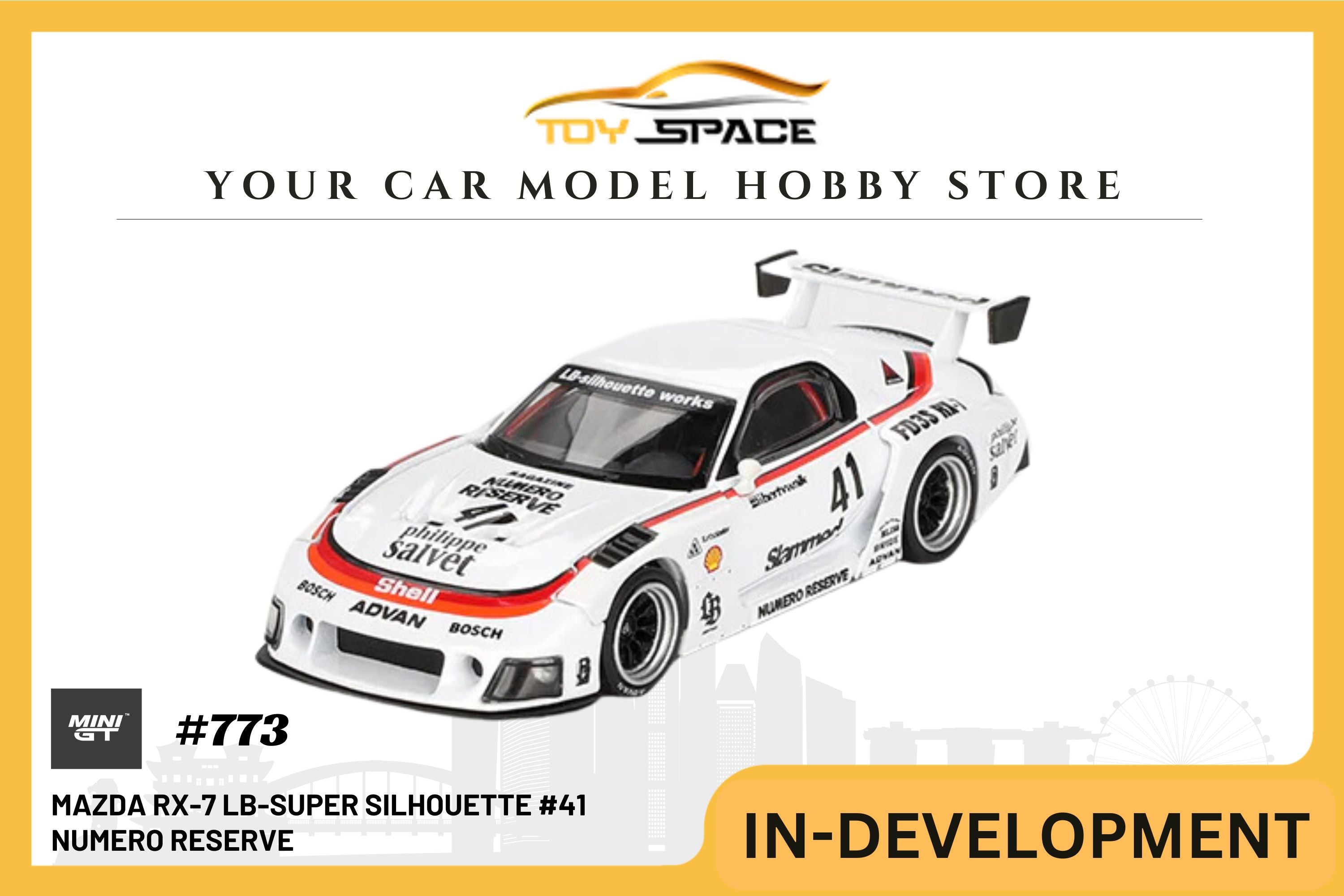 [MINI GT] Mazda RX-7 LB-Super Silhouette #41 Numero Reserve