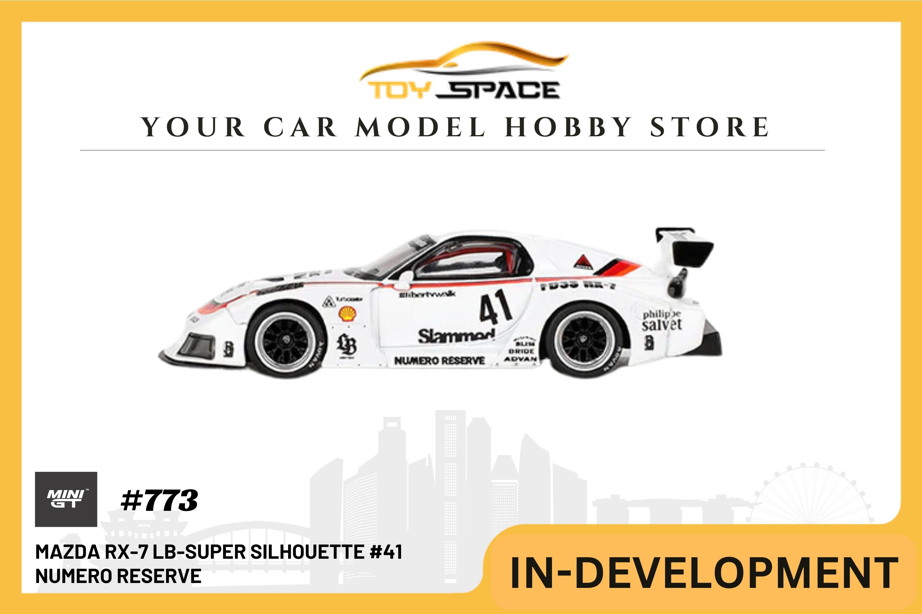 [MINI GT] Mazda RX-7 LB-Super Silhouette #41 Numero Reserve