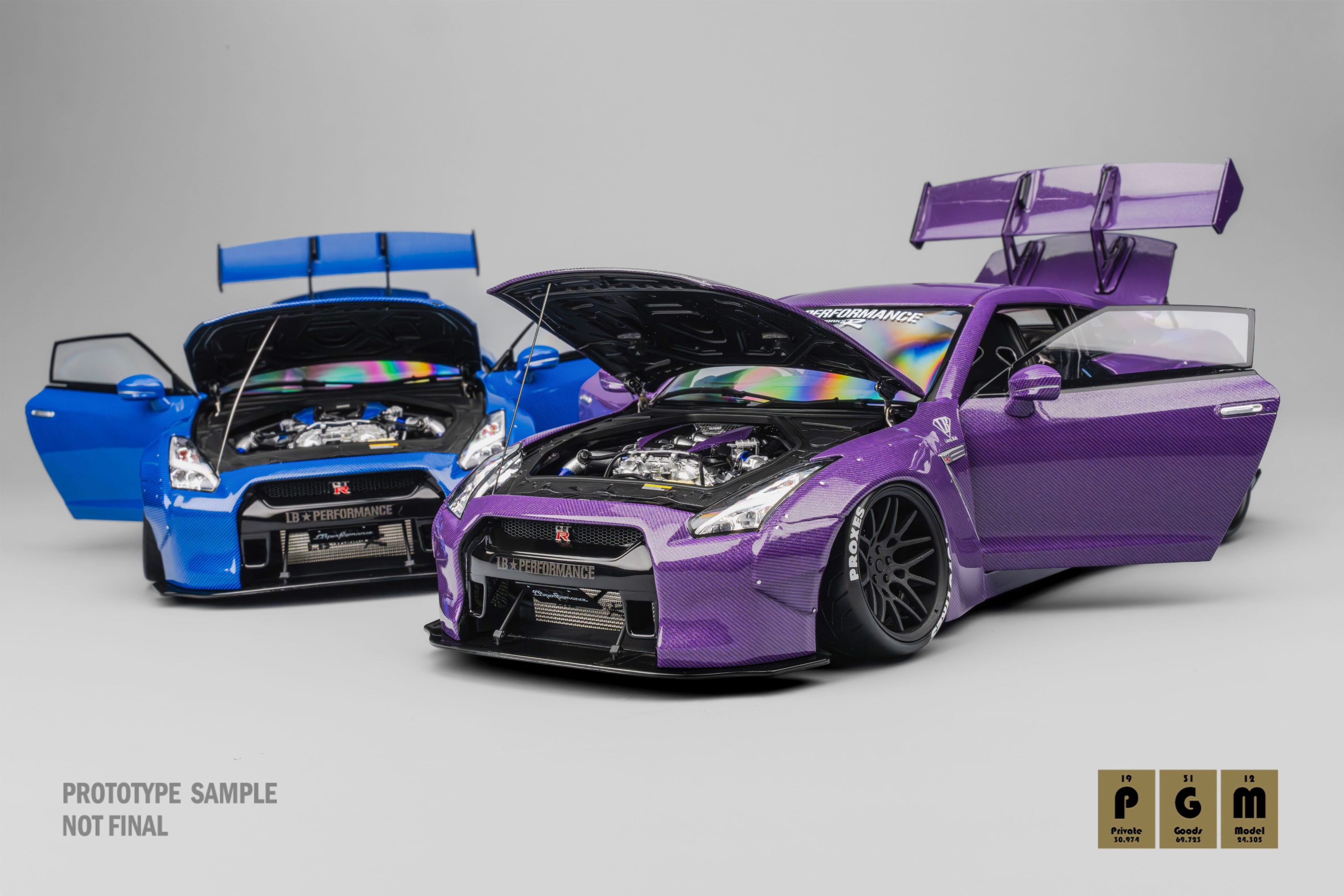 [PGM] 1:18 LBWK Nissan GTR R35 Carbon Fibre