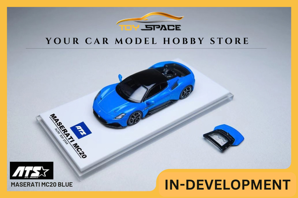 [ATS CAR MODEL] 1:64 Maserati MC20 Blue
