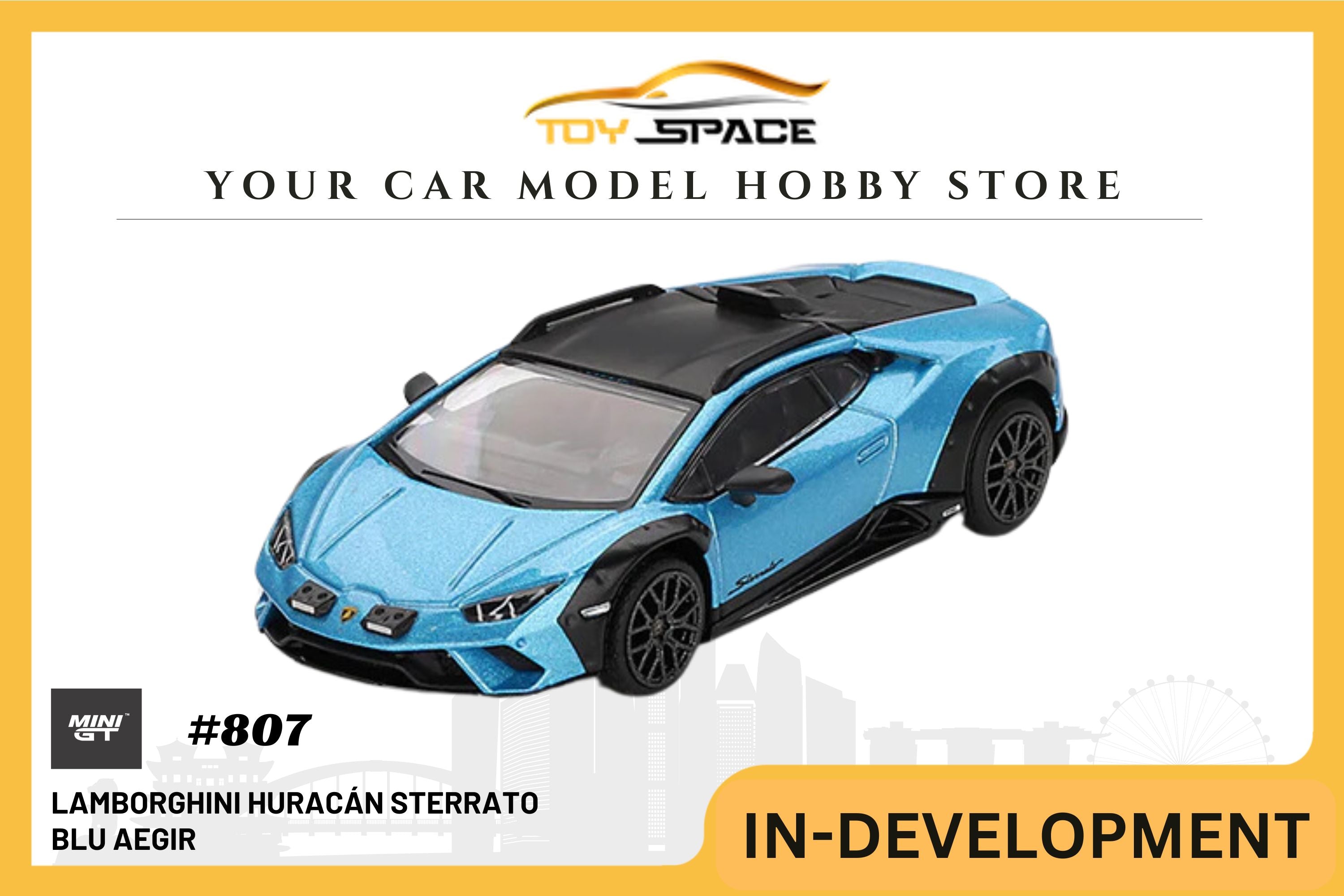 [MINI GT] Lamborghini Huracán Sterrato Blu Aegir