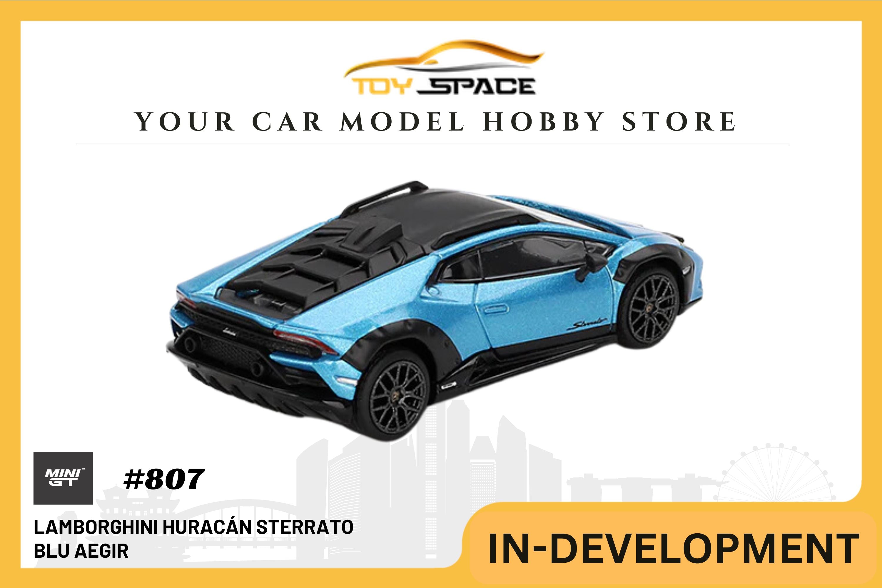 [MINI GT] Lamborghini Huracán Sterrato Blu Aegir