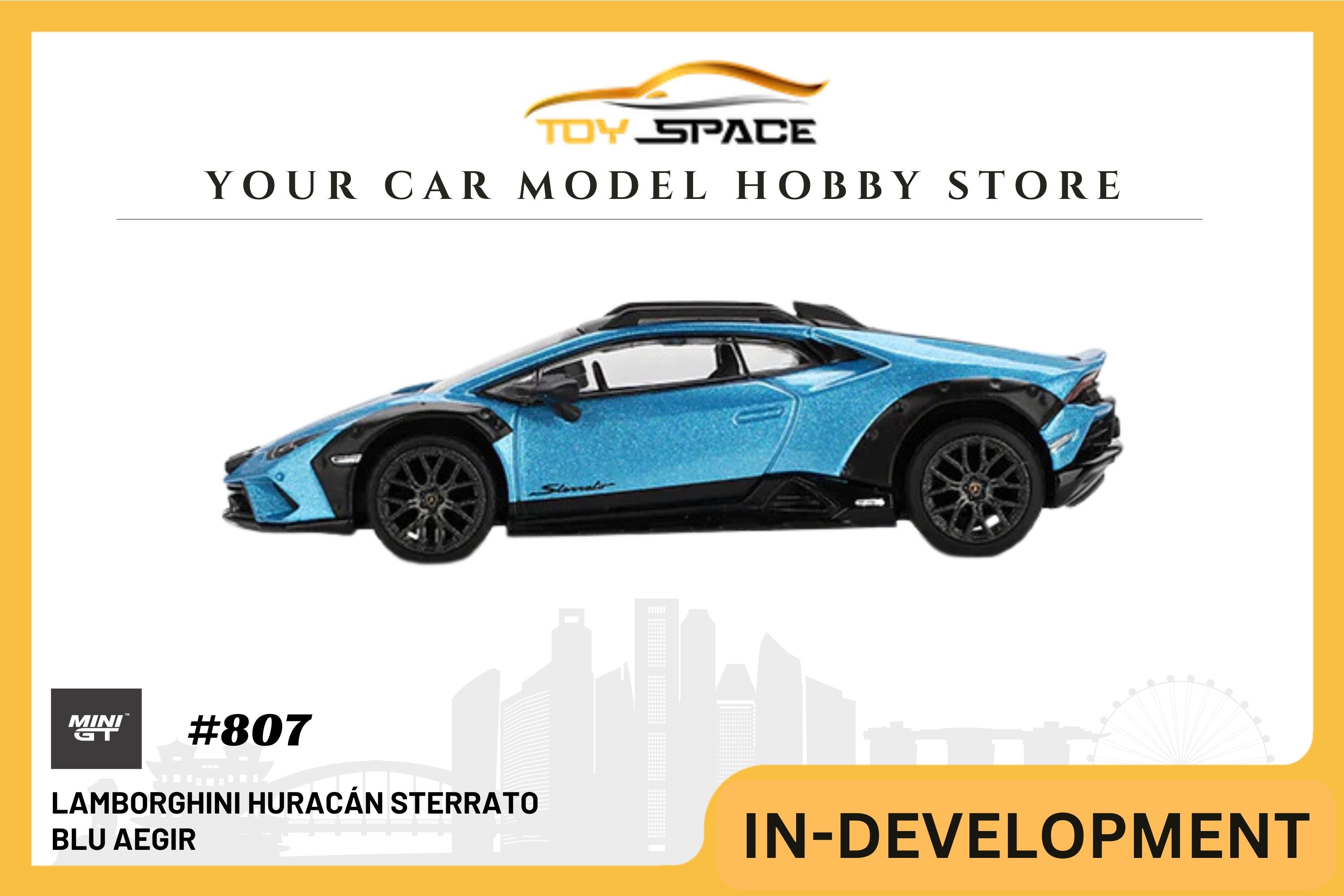 [MINI GT] Lamborghini Huracán Sterrato Blu Aegir