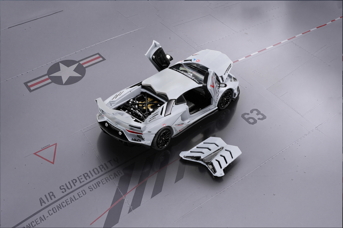 [FEI XIANG] 1:64 Lamborghini Aventador Combat Grey