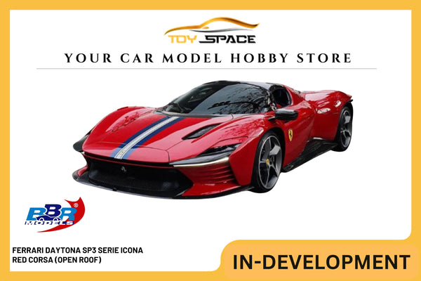 [BBR MODELS] 1:12 Ferrari Daytona SP3 Serie Icona Red Corsa - Open Roof