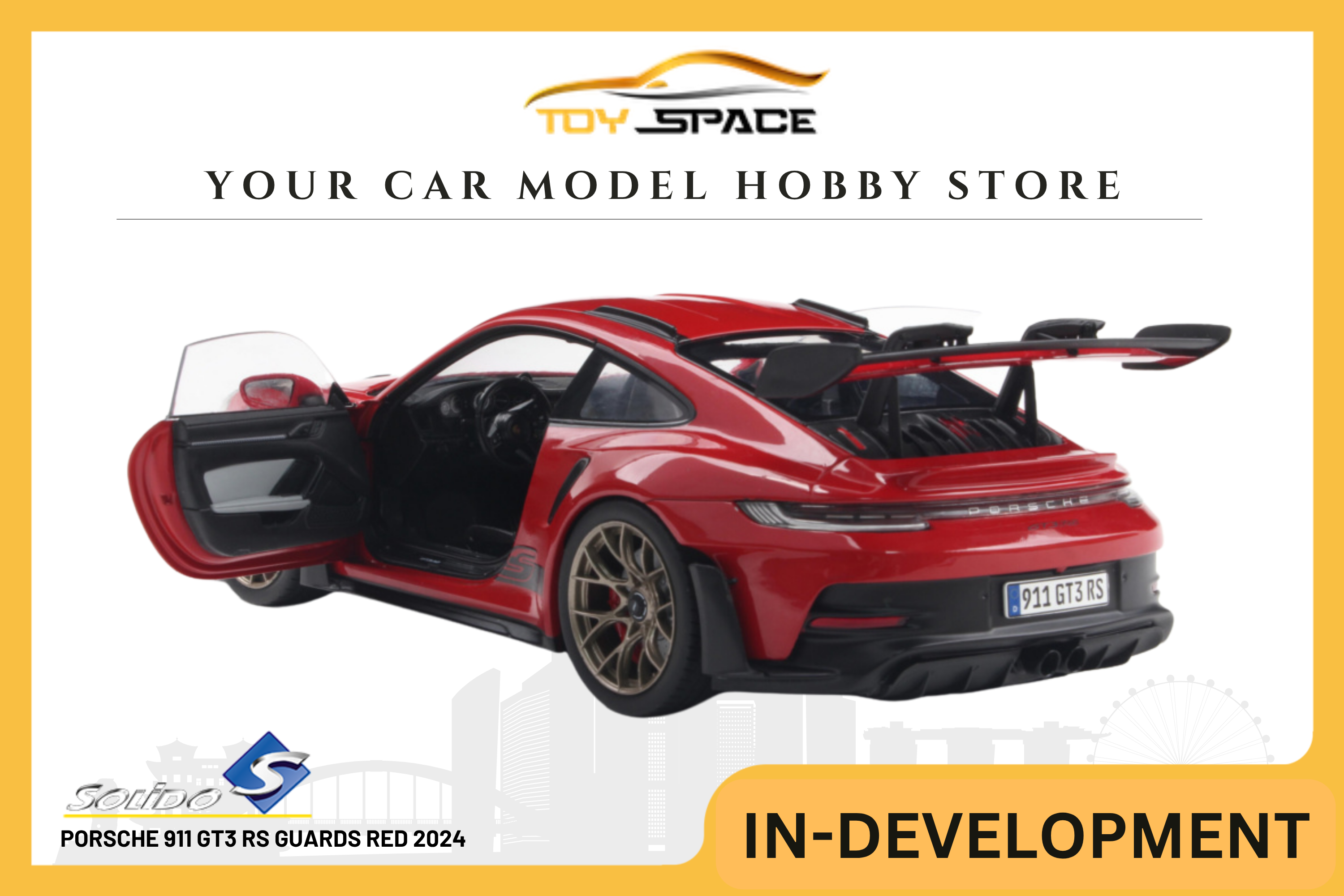 [SOLIDO] 1:18 Porsche 911 GT3 RS Guards Red 2024