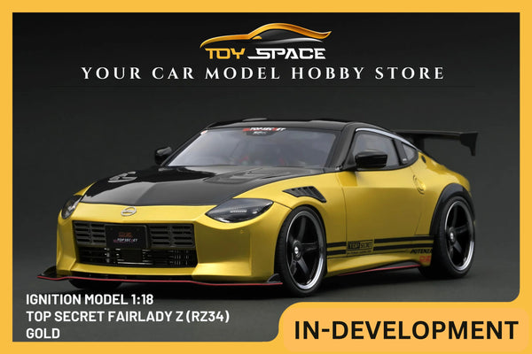 [IGNITION MODEL] 1/18 TOP SECRET Fairlady Z (RZ34) Gold [IG3380]