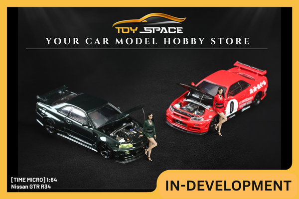 [TIME MICRO] 1/64 Nissan GTR R34