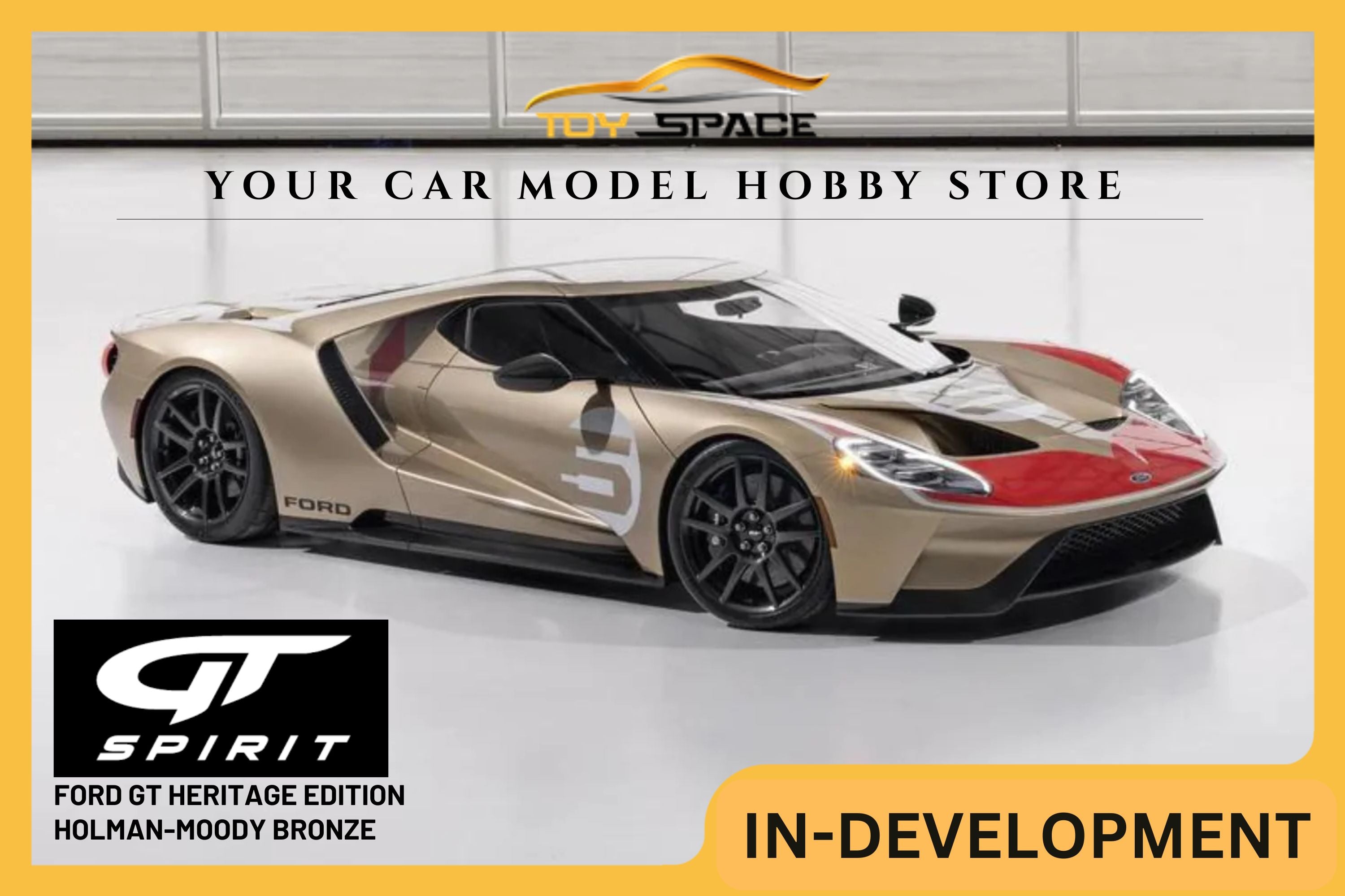 [GT SPIRIT] 1/18 Ford GT Heritage Edition Holman-moody Bronze 2022 [GT882]