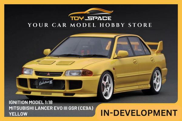 [IGNITION MODEL]1/18 Mitsubishi Lancer Evolution III GSR (CE9A) Yellow [IG3551]