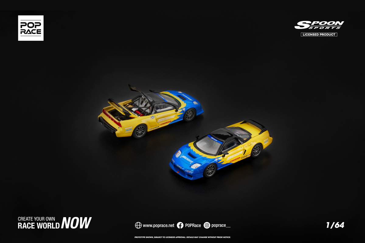 [POP RACE] 1:64 Honda NSX-R Spoon - Toy Space Diecast Online Store Singapore