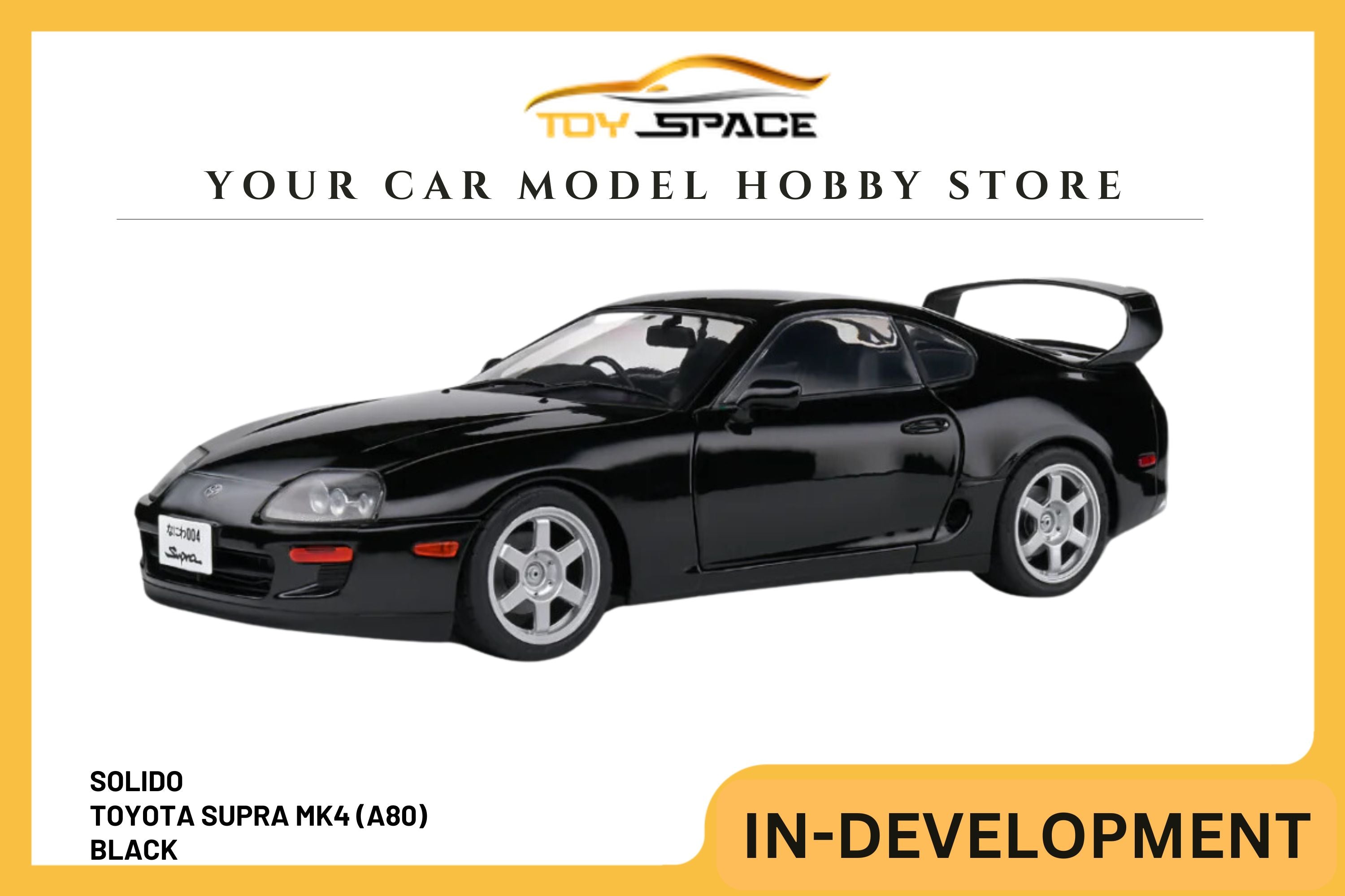 [SOLIDO] 1/18 Toyota Supra MK4 (A80) Black 1993